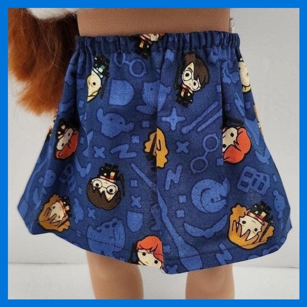 18" Doll Skirt Harry Potter Pattern - Handmade -‎ American Girl, My Life, OG